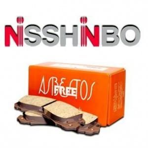 Колодки тормозные (дисковые зад) Хино 300 У/К (перед NLR 85) <NISSHINBO>